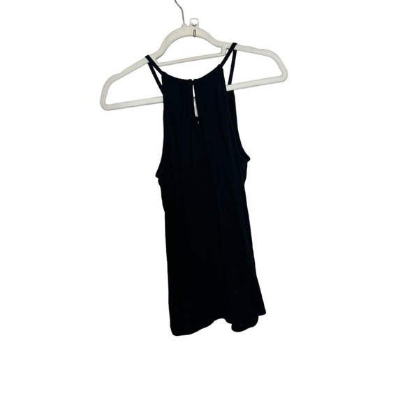 INC International Concepts Black Embellished knit Halter Top Size Small - Picture 4 of 4